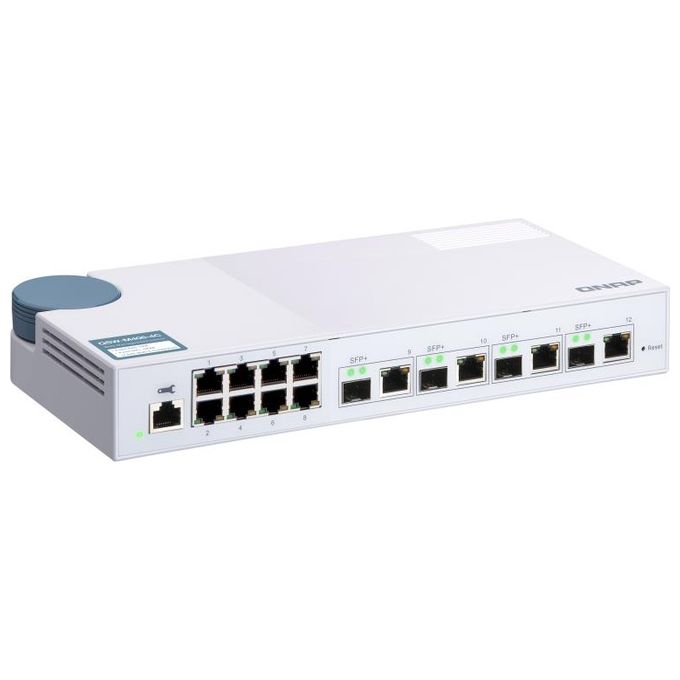 Qnap QSW-M408-4C Switch di Rete Gestito L2 Gigabit Ethernet 10-100-1000 Bianco