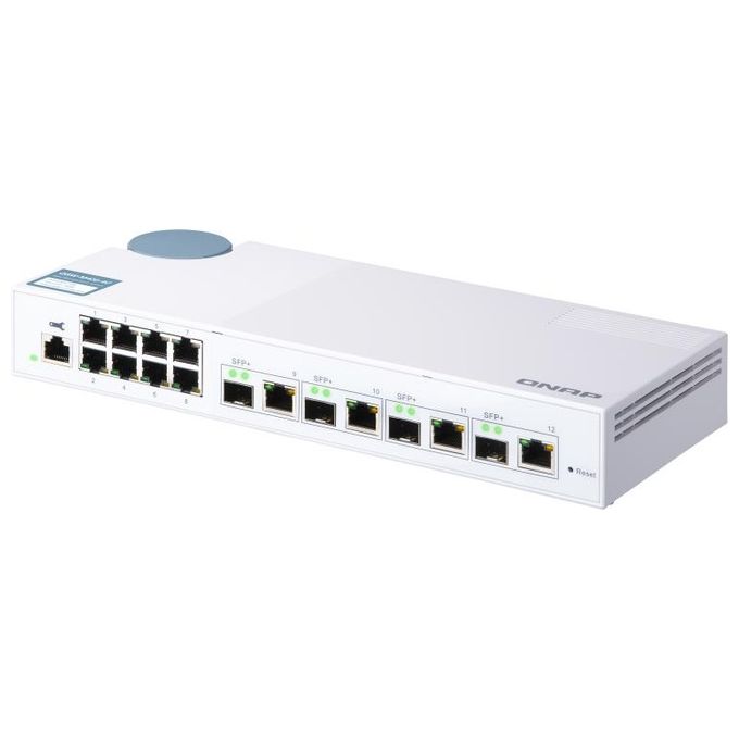 Qnap QSW-M408-4C Switch di Rete Gestito L2 Gigabit Ethernet 10-100-1000 Bianco
