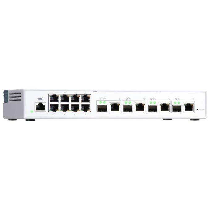 Qnap QSW-M408-4C Switch di Rete Gestito L2 Gigabit Ethernet 10-100-1000 Bianco
