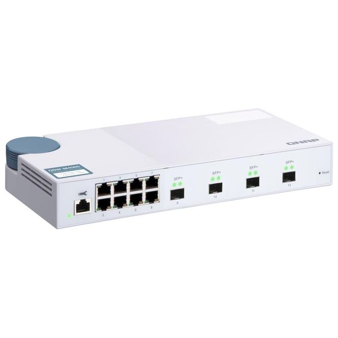 Qnap QSW-M408S Switch di Rete Gestito L2 Gigabit Ethernet 10-100-1000 Bianco