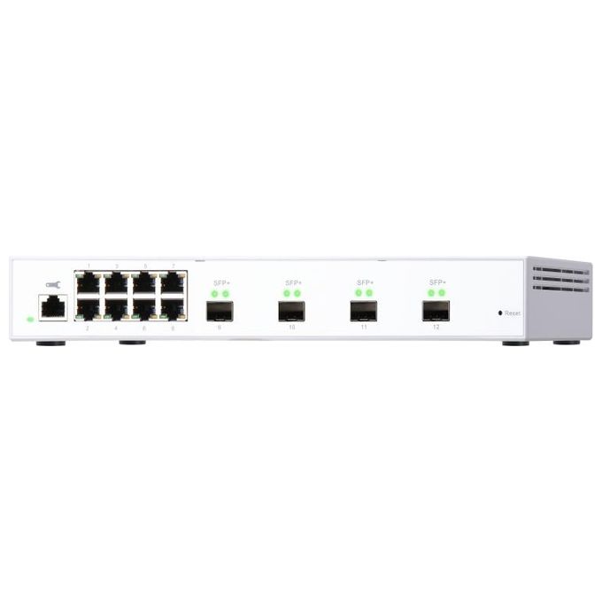 Qnap QSW-M408S Switch di Rete Gestito L2 Gigabit Ethernet 10-100-1000 Bianco