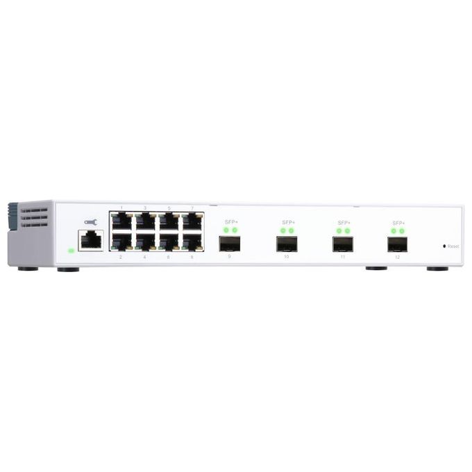 Qnap QSW-M408S Switch di Rete Gestito L2 Gigabit Ethernet 10-100-1000 Bianco