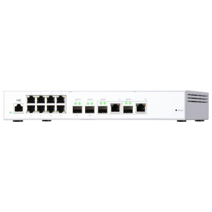 Qnap QSW-M408-2C Switch di Rete Gestito L2 10g Ethernet 100-1000-10000 Bianco