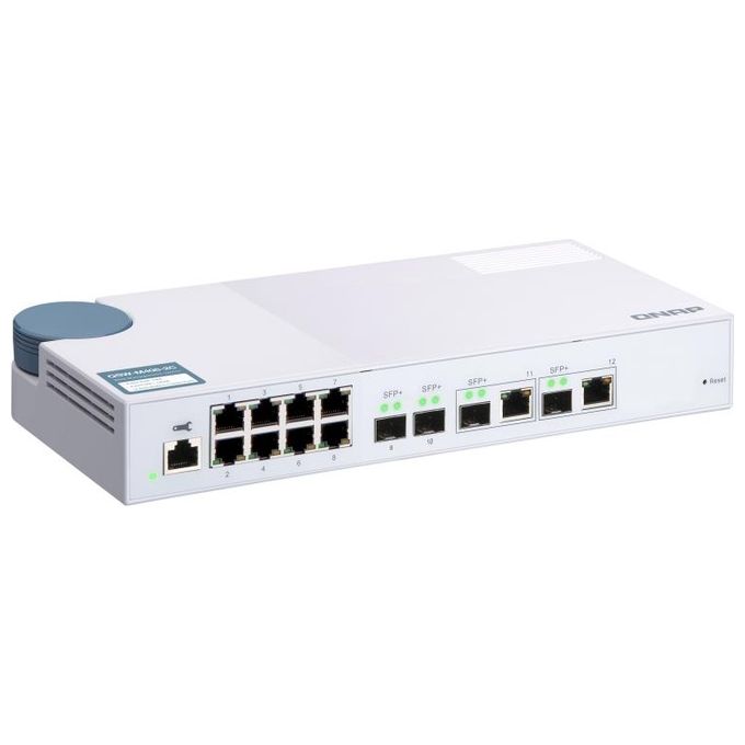 Qnap QSW-M408-2C Switch di Rete Gestito L2 10g Ethernet 100-1000-10000 Bianco