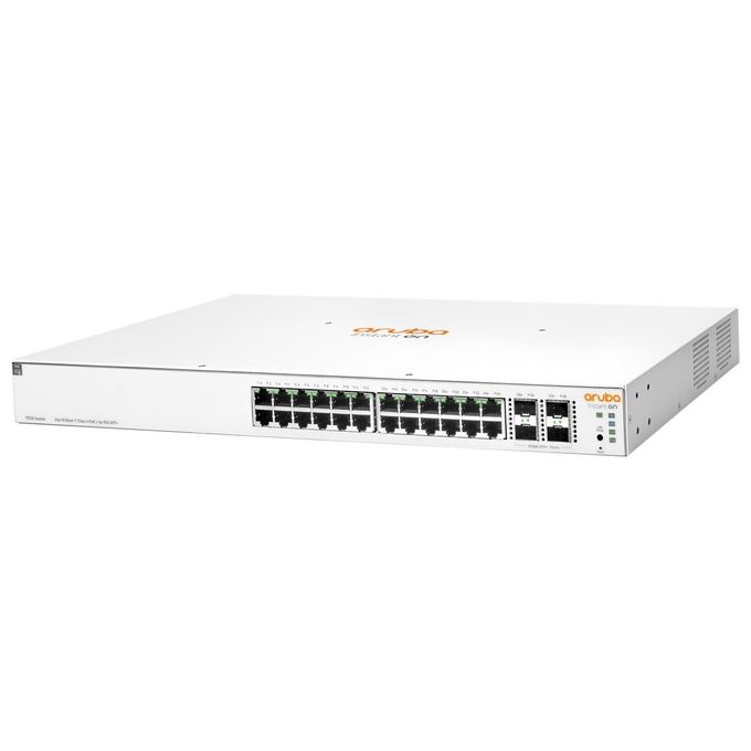 HPE Aruba Instant On 1930 24g Class4 Poe 4sfp-sfp 370w Gestito L2 Gigabit Ethernet 10-100-1000 Supporto Power Over Ethernet 1U Bianco
