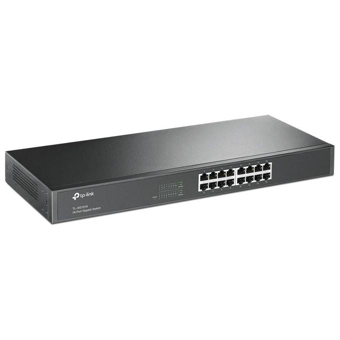 TP-LINK 16-port Gigabit Switch 16 10-100-1000m Rj45 Rm 1u