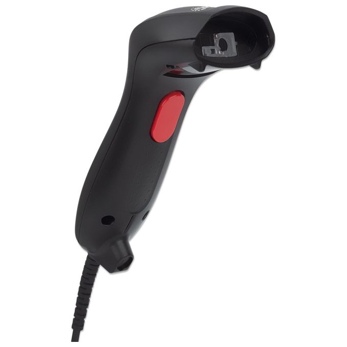 Manhattan Lettore di Codici a Barre Portatile 1D 2D CCD Nero USB
