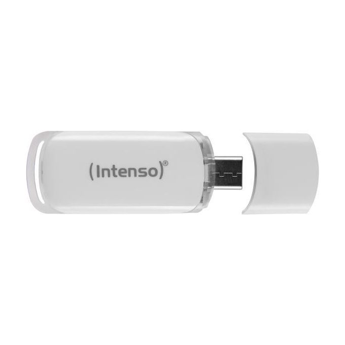 Intenso Flash Line 32Gb Chiavetta Usb Tipo C Super Speed Usb 3.1 Bianco