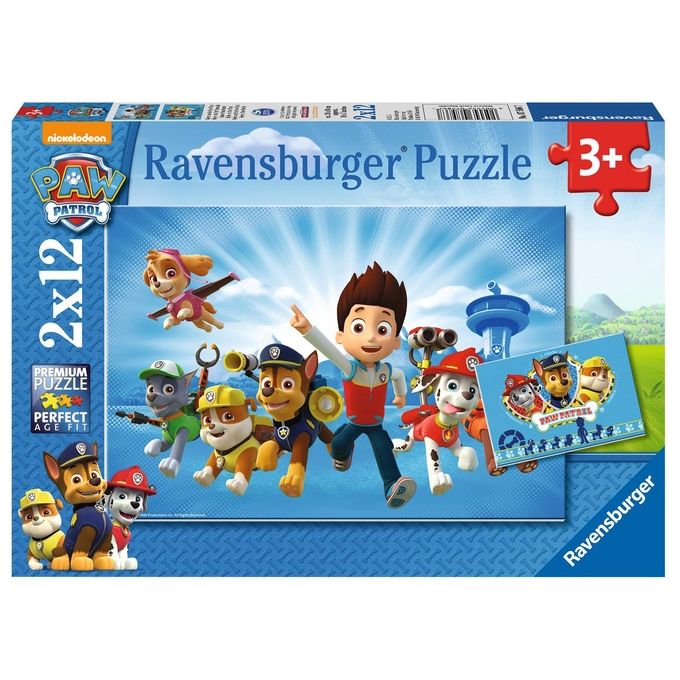 Ravensburger Puzzle 2 x 12 Pezzi Paw Patrol