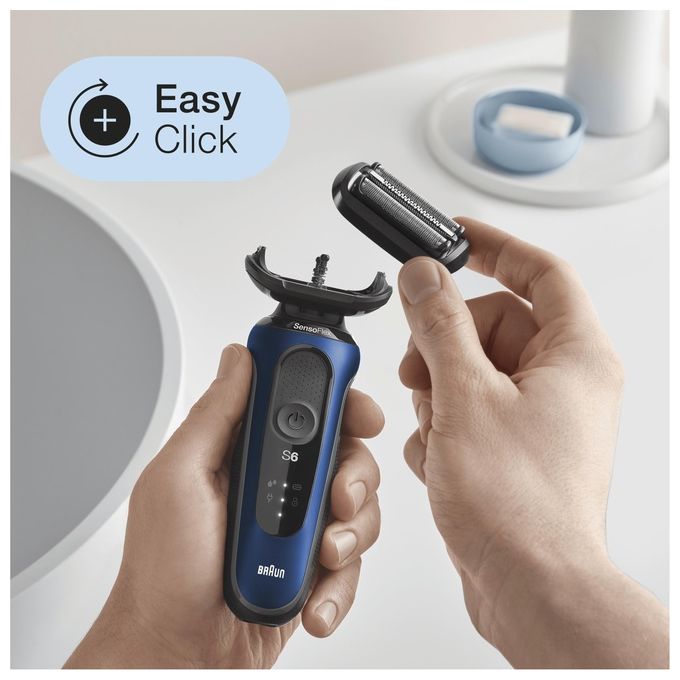 Braun Series 5 53B Testina di Ricambio per Rasoio Elettrico Uomo Compatibile con i Rasoi Series 5 e Series 6 Nero