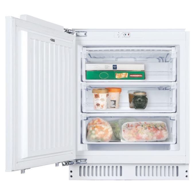 Candy CFU 135 NE-N Congelatore Monoporta Statico da Incasso Capacita' 97 Litri Classe energetica A+ 3 cassetti 80 cm Bianco