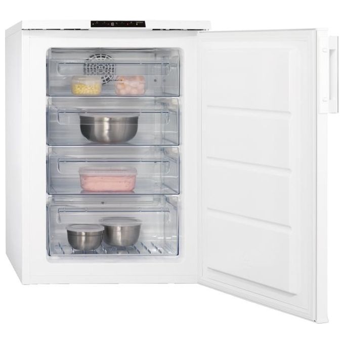 Aeg ATB68F6NW Congelatore Verticale Capacita' 85 Litri Classe energetica F No Frost Funzione Frostmatic 85 CM 85 cm Bianco