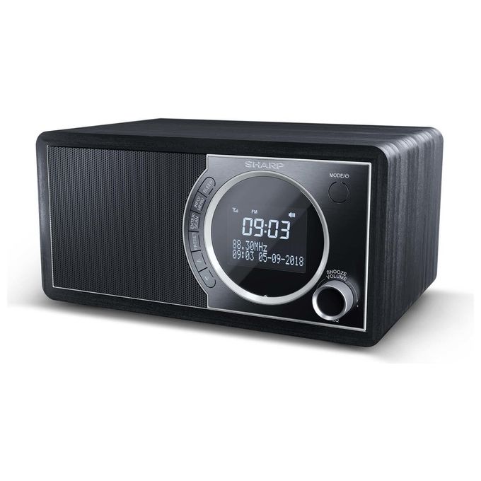Radio Digitale Portatile SHARP DR-P540 – DAB+/DAB/FM Con RDS, Bluetooth 5.3, Display Color 2.4", Batteria Litio Integrata