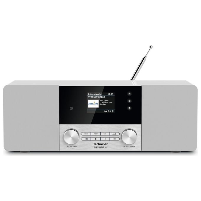 TechniSat DigitRadio 4 C Radio Digitale Stereo Bianco