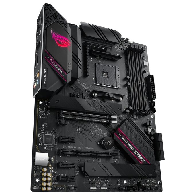 ASUS SCHEDA MADRE GAMING AMD B550 ATX CON PCIE 4.0, STADI DI ALIMENTAZIONE IN TEAM, ETHERNET INTEL 2.5GB, 2xM.2 CON DISSIPATORI DI CALORE, SATA 6 GBPS, USB 3.2 GEN 2 E ILLUMINAZIONE RGB AURA SYNC