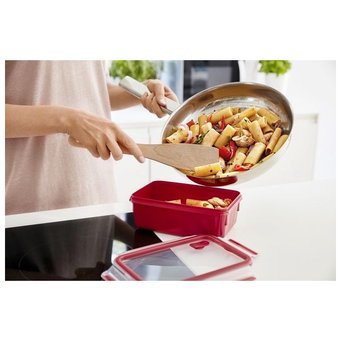 Emsa Clip e Micro Contenitore Microonde Rosso 1 Litro