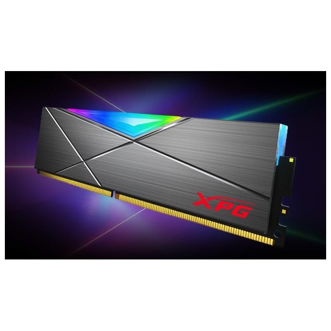 Adata AX4U360016G18I-ST50 Ram Gaming Xpg Spectrix D50g 16Gb Ddr4 3600mhz Rgb Cl18-22-22 Tungsten Grey