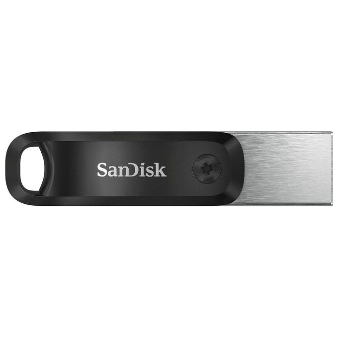 SanDisk 64GB iXpand Flash Drive Go with Lightning and USB 3.0 connectors, for iPhone-iPad, PC and Mac