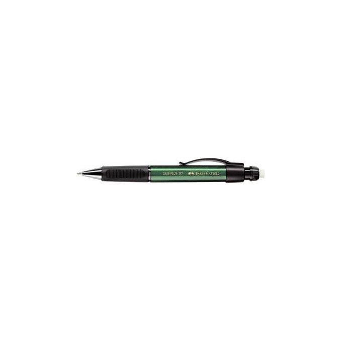 Faber Castell 5 portamine Gripplus 0.7mm con gomma Verde