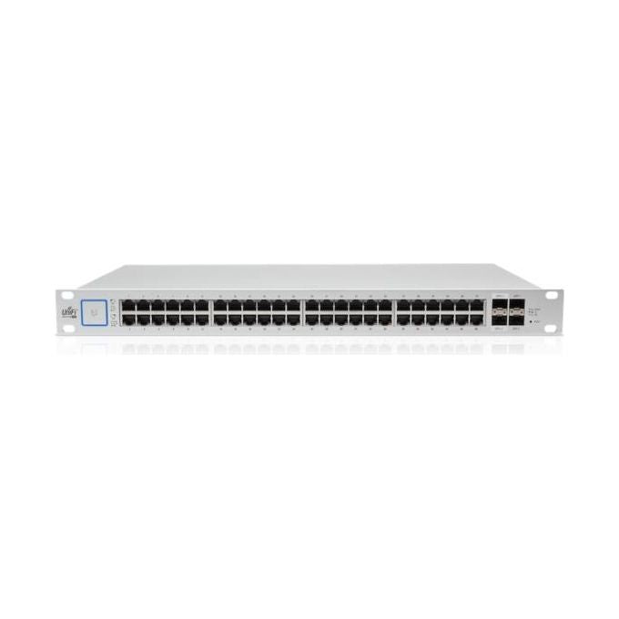 Ubiquiti Networks UniFi US-48-500W Switch di Rete Gestito Gigabit Ethernet 10-100-1000 Supporto Power over Ethernet PoE 1U Argento