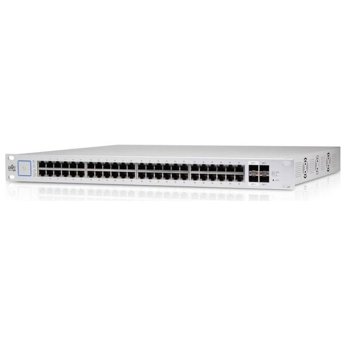 Ubiquiti Networks UniFi US-48-500W Switch di Rete Gestito Gigabit Ethernet 10-100-1000 Supporto Power over Ethernet PoE 1U Argento