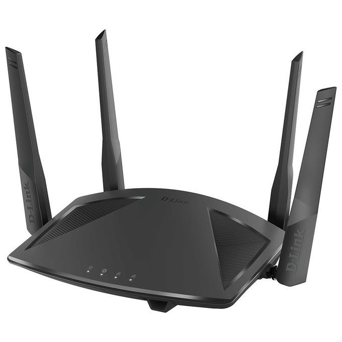 D-Link DIR-X1860 Router Wi-Fi 6 Dual-band Gigabit Ethernet 1800 Mbit-s Nero