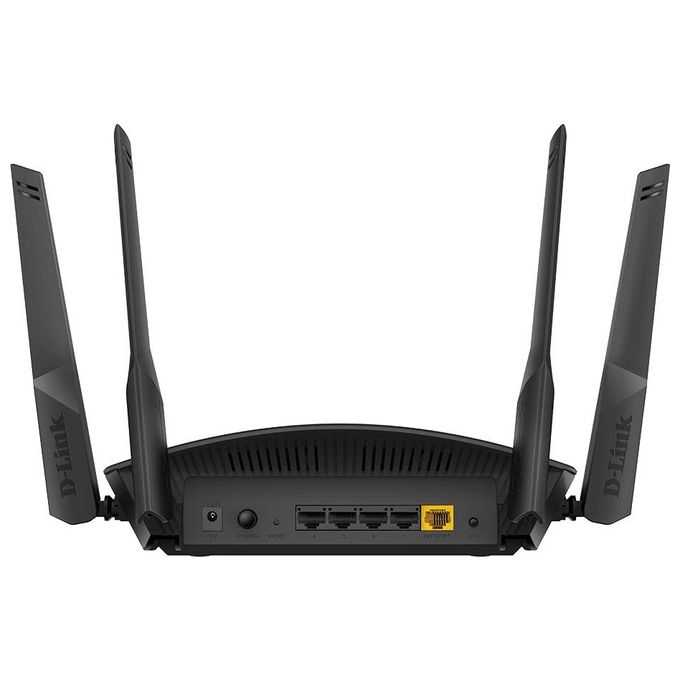 D-Link DIR-X1860 Router Wi-Fi 6 Dual-band Gigabit Ethernet 1800 Mbit-s Nero