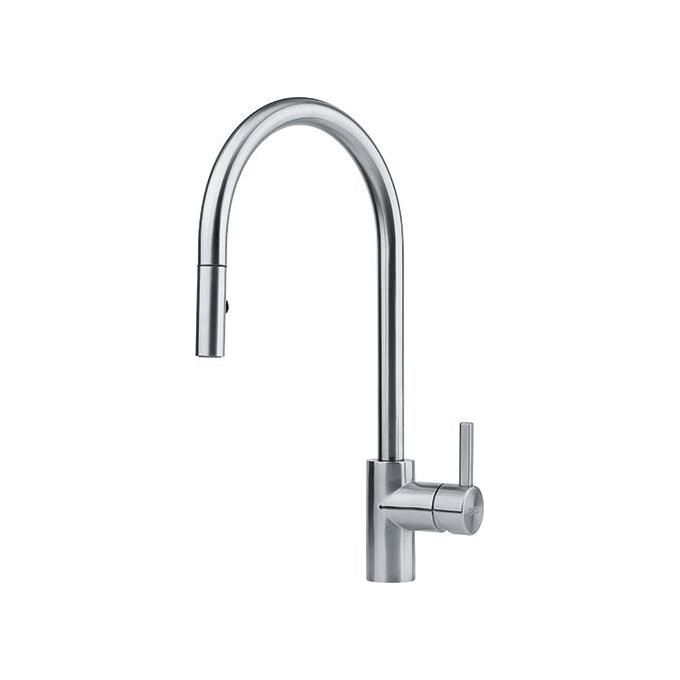 Franke Eos Neo Doccia Miscelatore monocomando con doccia doppio getto estraibile Acciaio inossidabile 115.0590.045