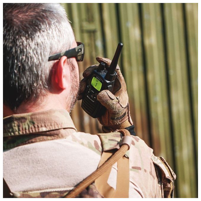 Midland G7 PRO COPPIA NEW VERSION Radio Ricetrasmittente Walkie Talkie 16 Canali PMR446 Batterie Ricaricabili AA 800 mAh