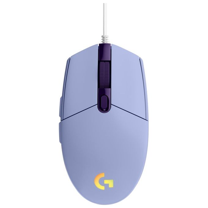 Logitech G203 LIGHTSYNC Mouse Gaming con Illuminazione RGB Personalizzabile 6 Pulsanti Programmabili e 240 Tappetino per Mouse da Gioco Nero-Antracite