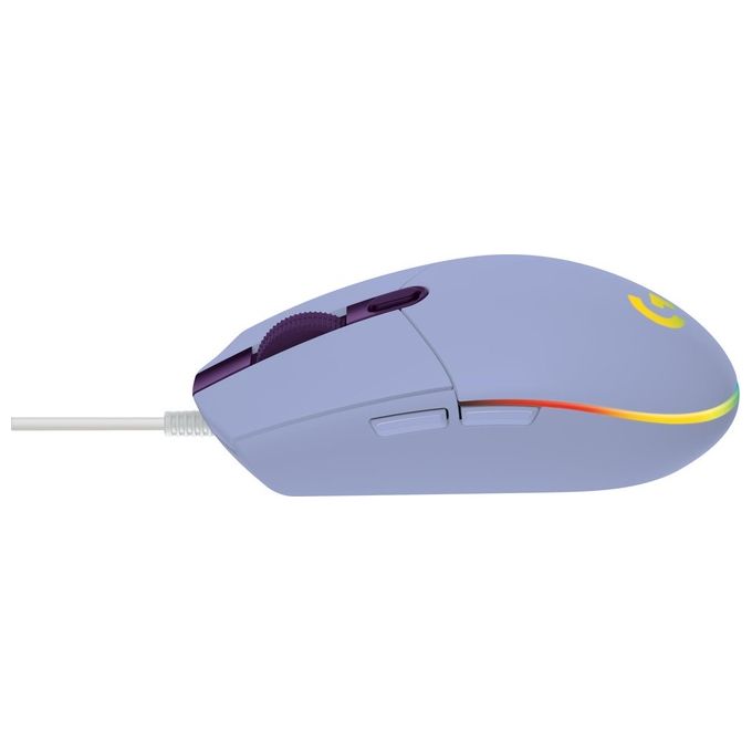 Logitech G203 LIGHTSYNC Mouse Gaming con Illuminazione RGB Personalizzabile 6 Pulsanti Programmabili e 240 Tappetino per Mouse da Gioco Nero-Antracite