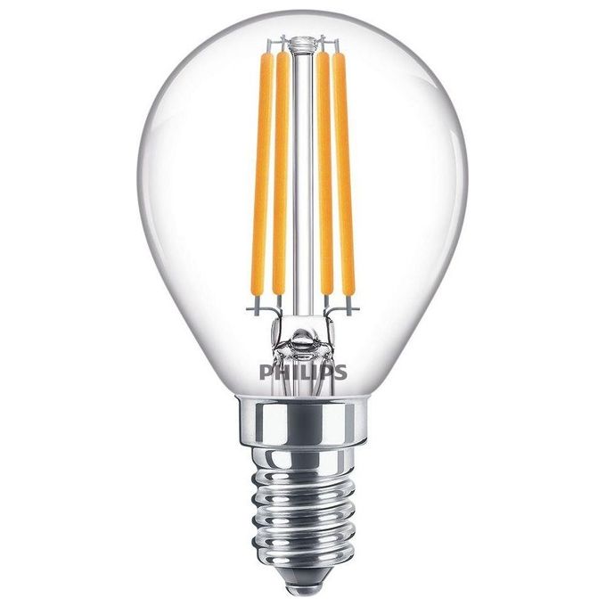 Philips Sfera Lampadina Led 60W e14 Luce Bianco Caldo
