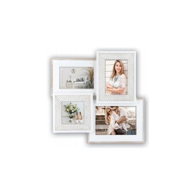 Zep Sedan Cornice Portafoto Multipla 2x10x15cm 10x10cm 13x18cm in Legno