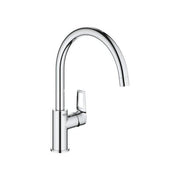 Grohe 31374001 Start Loop Miscelatore  monocomando per Lavello a bocca alta girevole 360° Quick Fix Plus Condotti interni indipendenti per acqua potabile senza piombo e nickel Cromo