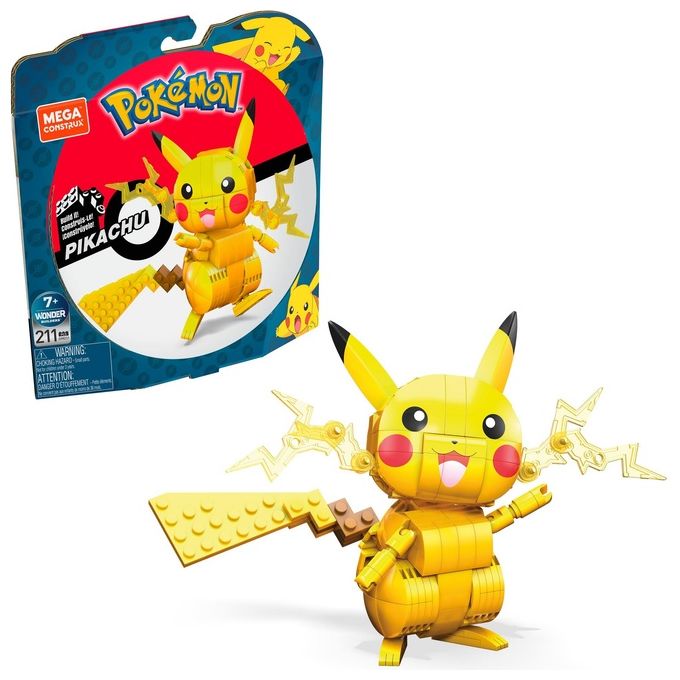 Mattel Mega Construx Pokemon Pikachu da Costruire