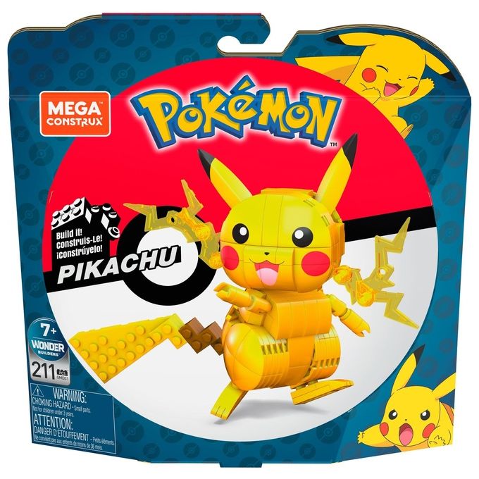 Mattel Mega Construx Pokemon Pikachu da Costruire