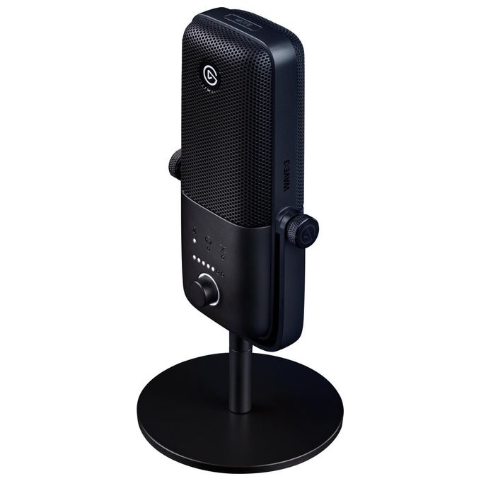 Elgato Wave:3 Microfono Usb a Condensatore e Soluzione di Mixaggio Digitale Tecnologia Anti-Clipping Disattivazione Audio Capacitiva Streaming e Podcasting
