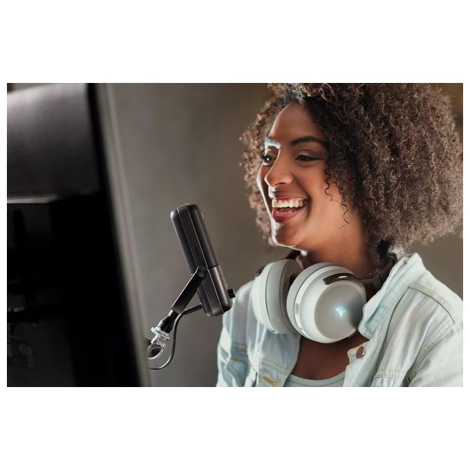 Elgato Wave:3 Microfono Usb a Condensatore e Soluzione di Mixaggio Digitale Tecnologia Anti-Clipping Disattivazione Audio Capacitiva Streaming e Podcasting