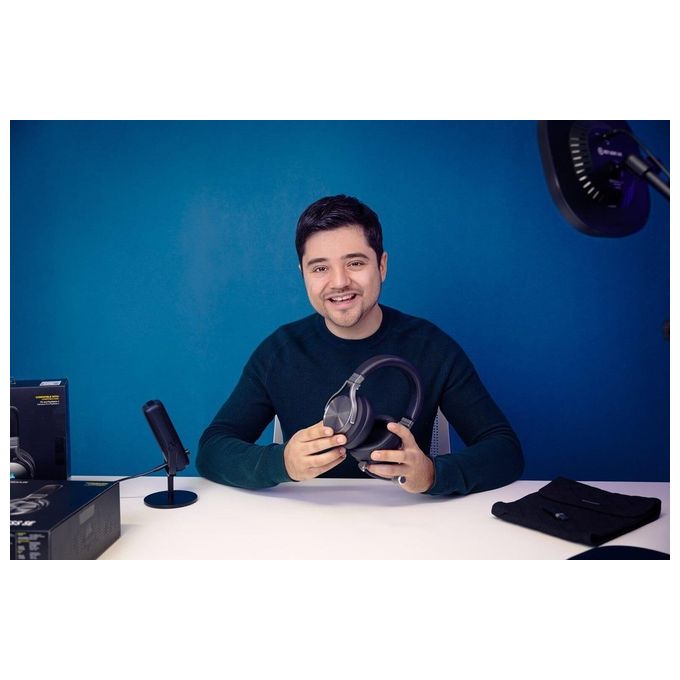 Elgato Wave:3 Microfono Usb a Condensatore e Soluzione di Mixaggio Digitale Tecnologia Anti-Clipping Disattivazione Audio Capacitiva Streaming e Podcasting