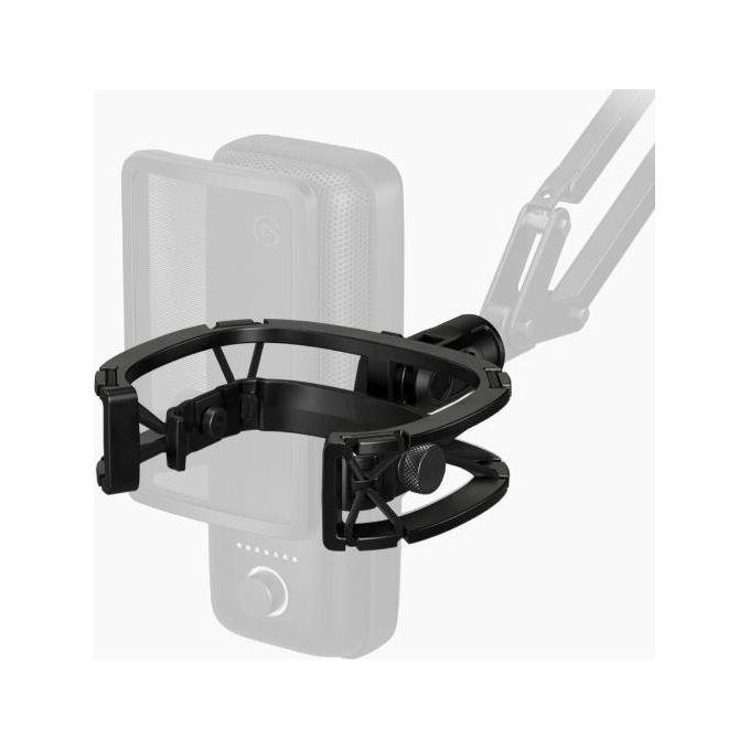 Elgato Wave Shock Mount Ottimo Isolamento da Rumori di Vibrazioni Corpo in Acciaio con Sospensione Elastica Rinforzata Realizzato su Misura per Microfoni Elgato Wave