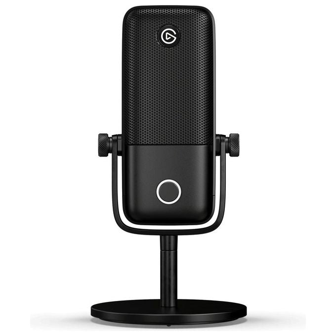 Elgato Wave:1 Microfono Usb a Condensatore e Soluzione di Mixaggio Digitale Tecnologia Anti-Clipping Disattivazione Audio Tattile Streaming e Podcasting