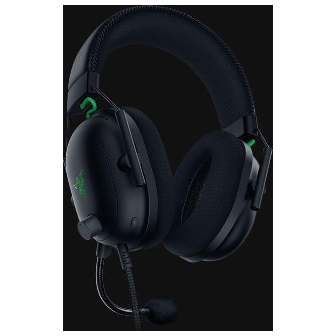 Razer BlackShark V2 con Scheda Audio USB - Cuffie da gioco premium Esports Cablate Multipiattaforma Driver da 50 mm Cancellazione Passiva con PC Mac PS4 Xbox One Switch