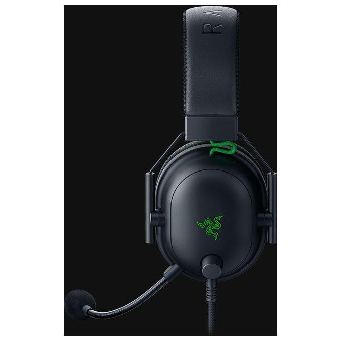 Razer BlackShark V2 con Scheda Audio USB - Cuffie da gioco premium Esports Cablate Multipiattaforma Driver da 50 mm Cancellazione Passiva con PC Mac PS4 Xbox One Switch