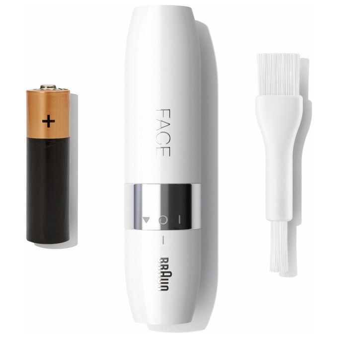 Braun Face FS1000 Mini Depilatore Donna Viso con Luce Smartlight Bianco