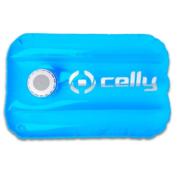 Celly Pool Pillow 3W Cassa Bluetooth Impermeabile per Esterno Resistente e Leggera con Suono di Alta Qualita'
