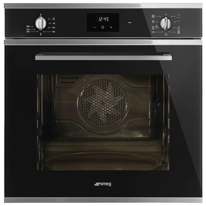 Smeg SF6400TVN Forno Elettrico Multifunzione da Incasso Estetica Selezione Capacita' 70 Litri Classe energetica A 8 Programmi Vapor Clean Display LED 60 cm Nero