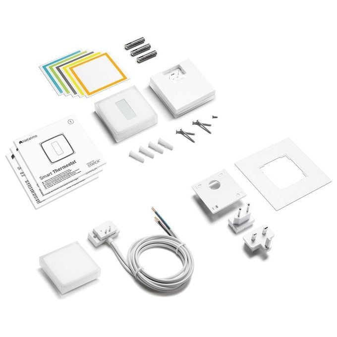 Netatmo Termostato Smart con 3 Valvole Kit Completo di Controllo Termico Intelligente per la Casa