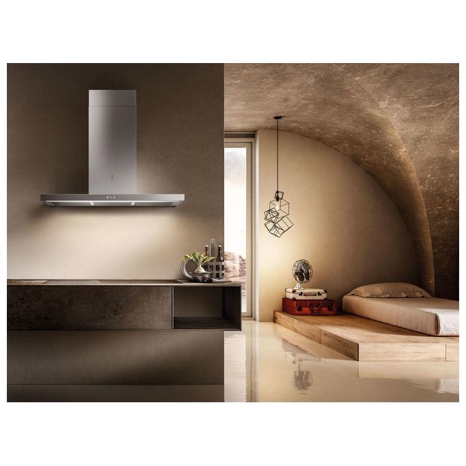 Elica THIN IX-A-120 Cappa a Parete Aspirante 3 velocita'+ 2 intensive Classe energetica A Portata 680 m3-h 120 cm Acciaio Inox PRF0144972