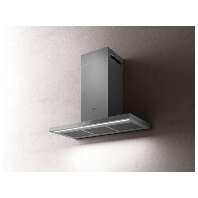 Elica THIN IX-A-90 Cappa a Parete Aspirante Touch control infrarossi Classe energetica A 3 Velocita' + 2 Intensive Portata 680 m³-h 90 cm Acciaio Inox PRF0144969
