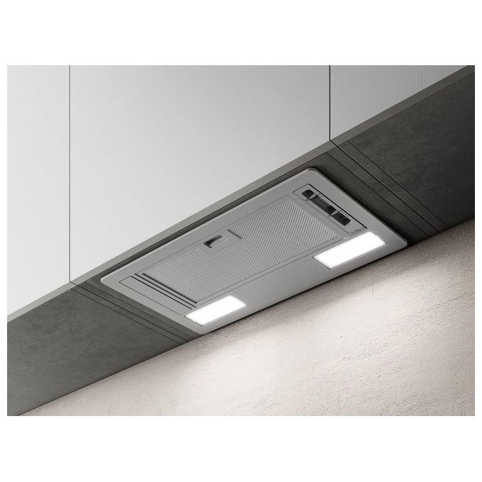 Elica ERA GR-A-72 PRF0142701 Cappa da Incasso Classe energetica C 3 Velocita' Aspirante Sottopensile Comandi Slider Illuminazione LED 80 cm Silver